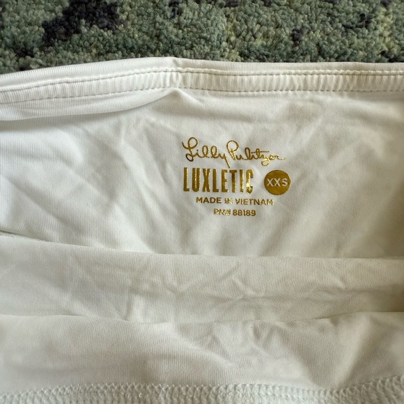 XXS NWOT Lilly Pulitzer Tennis Preppy White Resort Print Cassata Pleated Skort - Picture 4 of 8